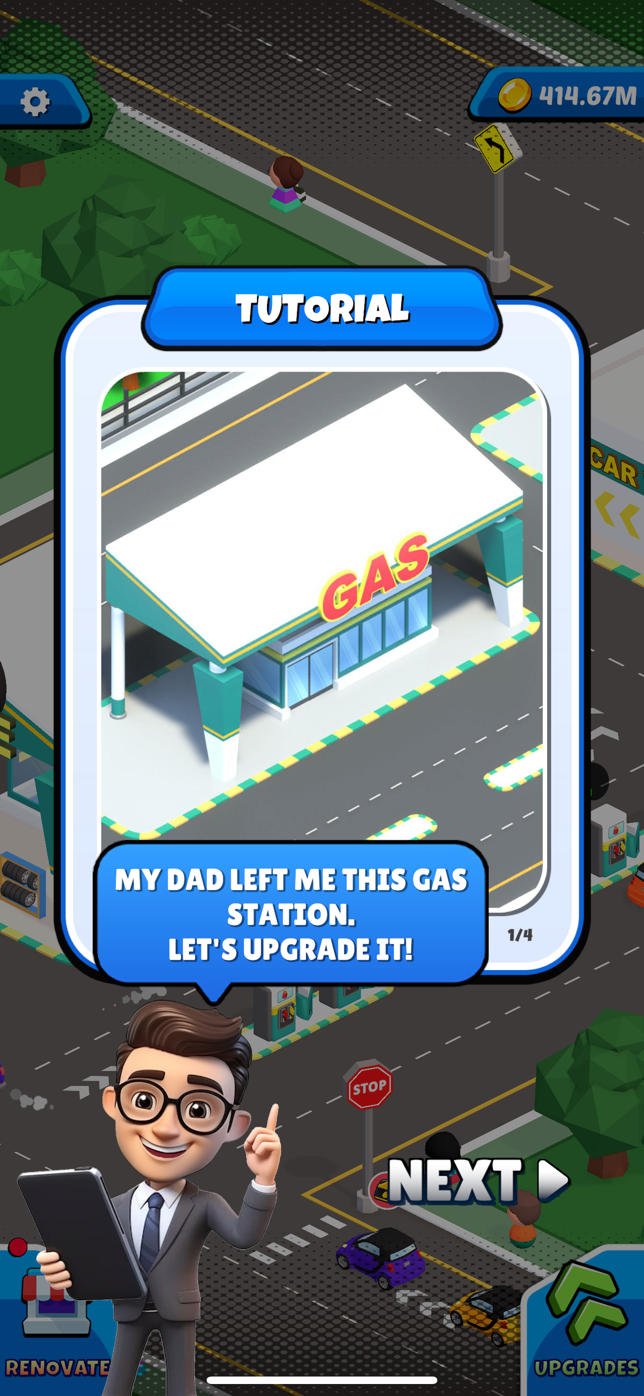 Gas Station Empire Game Screenshot