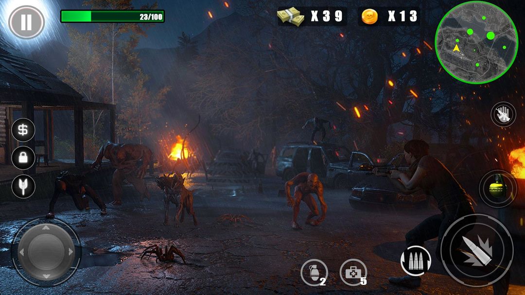 Zombie Sniper Shooting- Free Battlegrounds Gun War ภาพหน้าจอเกม