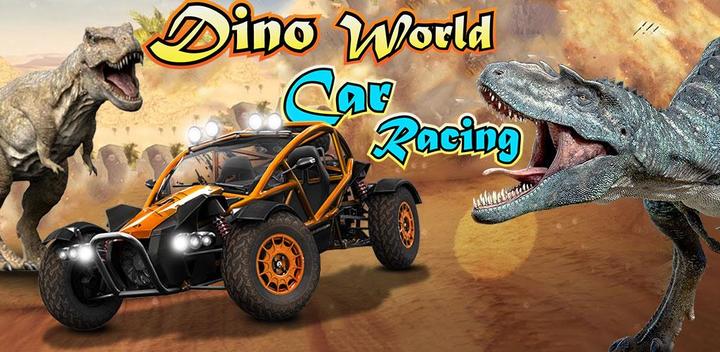 Banner of Dino World Car Racing 1.3
