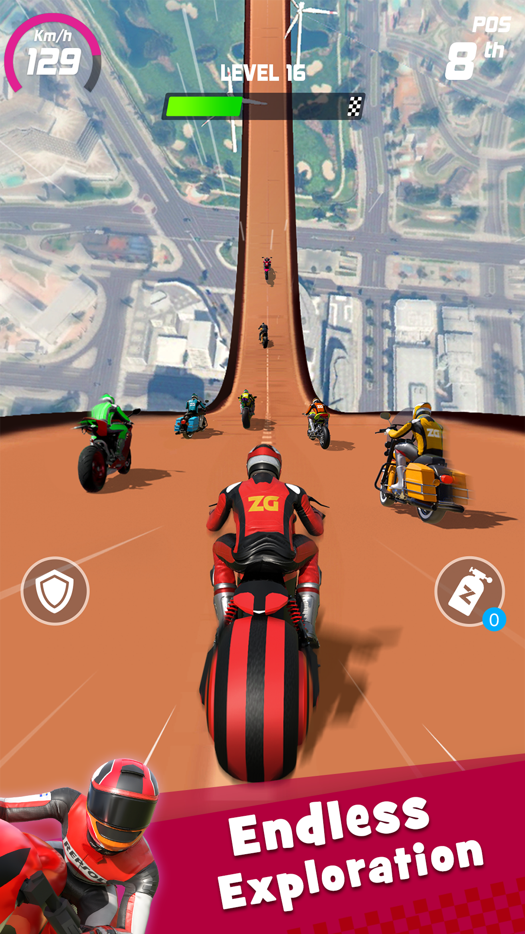 Скриншот игры Bike Race: Racing Games