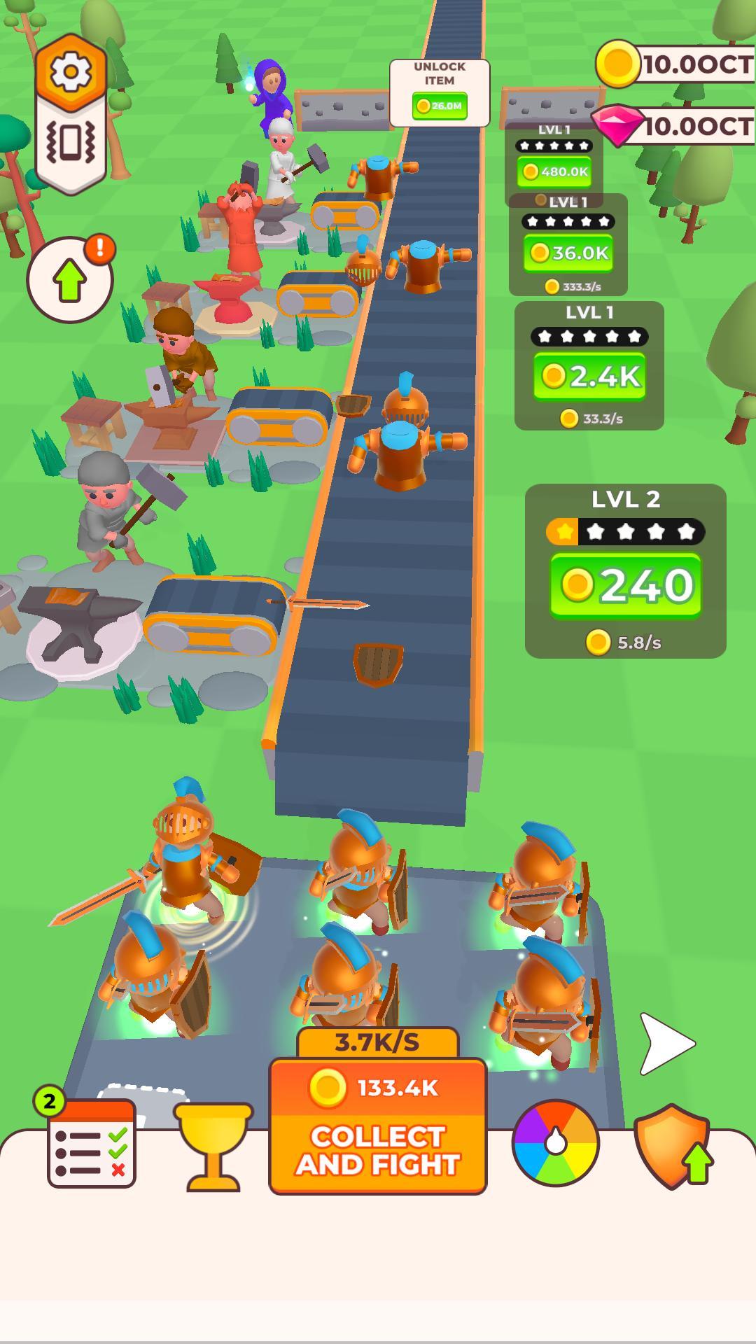 My Hero Forge Game Screenshot