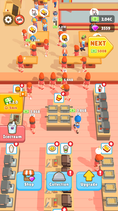 Screenshot of Order up! : Cook & Serve