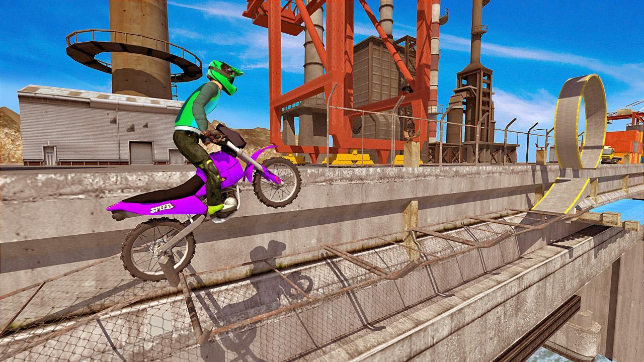 Bike Stunt Challenge Game Screenshot