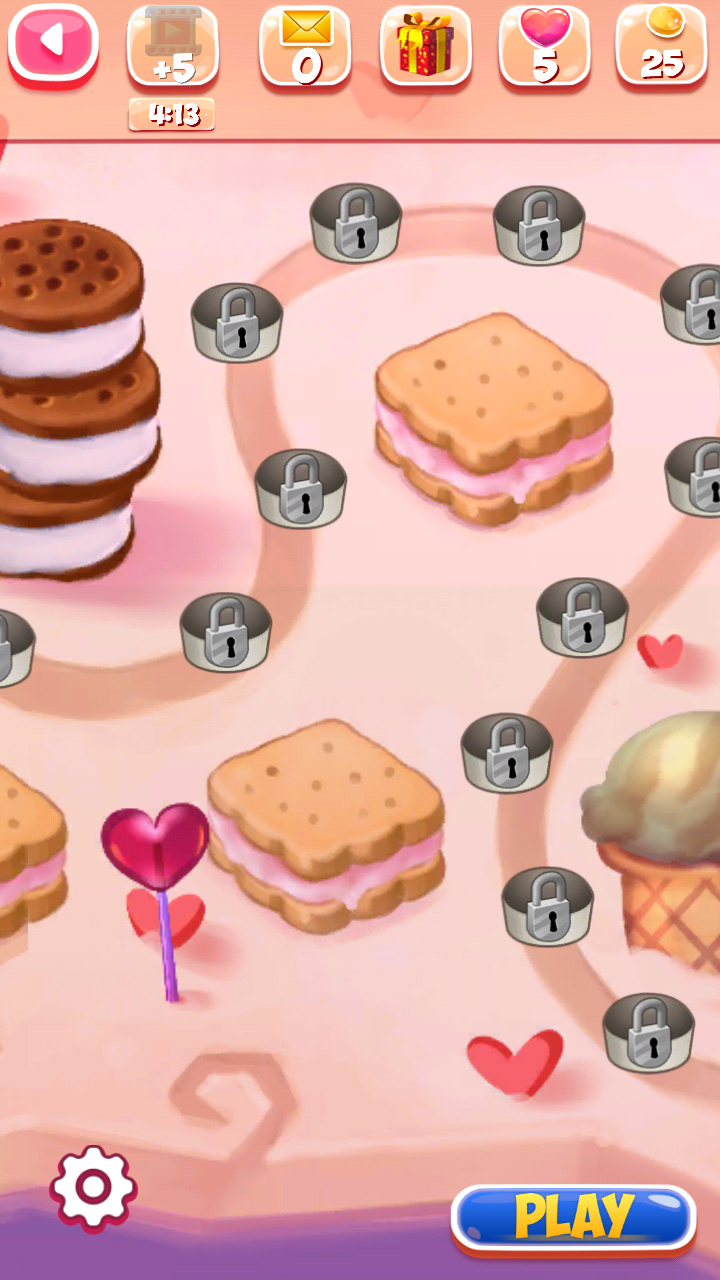 Скриншот игры Frozen Valentine Mania Match 3