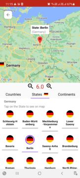 World Flags, maps, Countries Game Screenshot