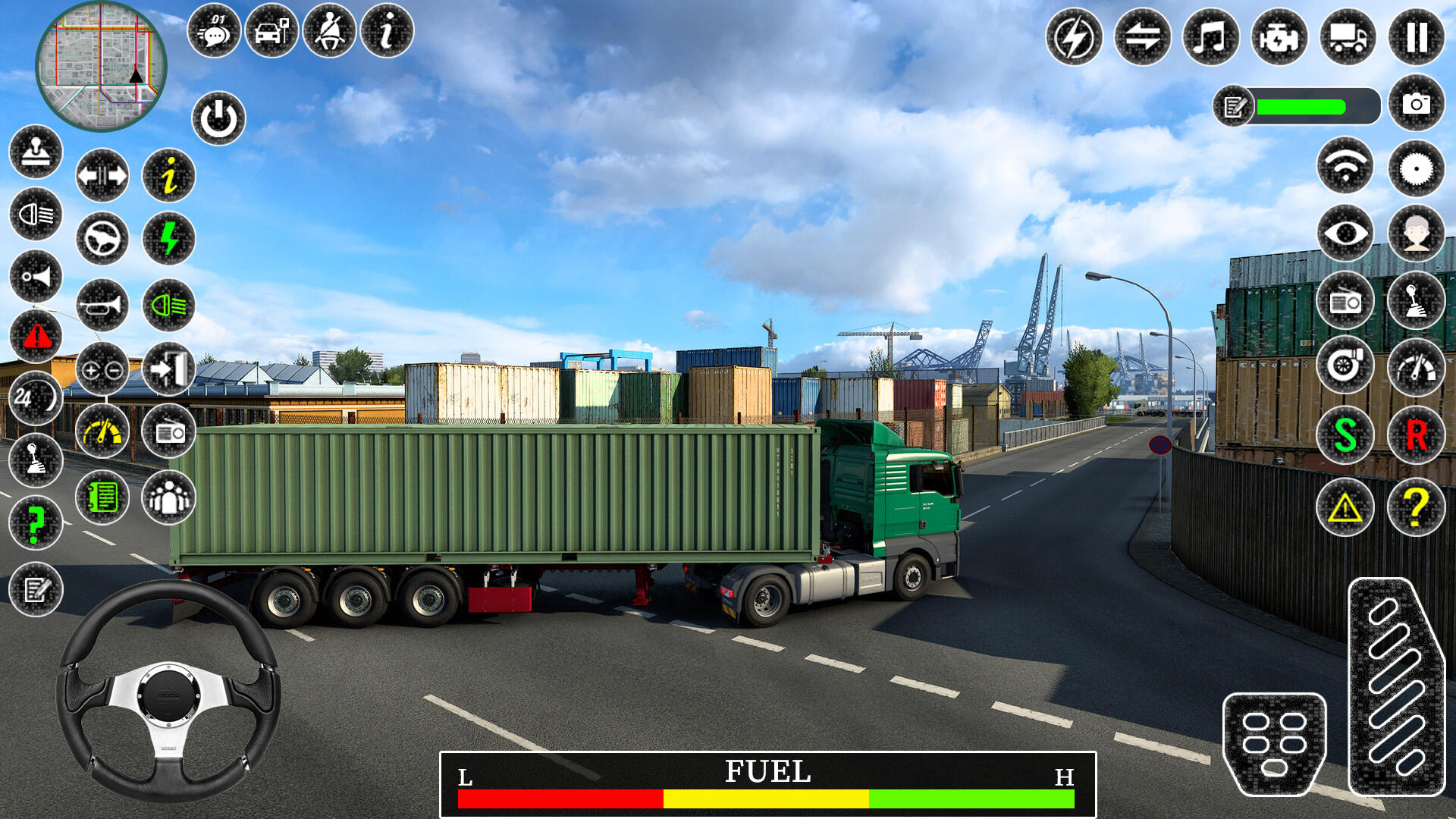 歐洲卡車模擬器 3d 司機遊戲截圖