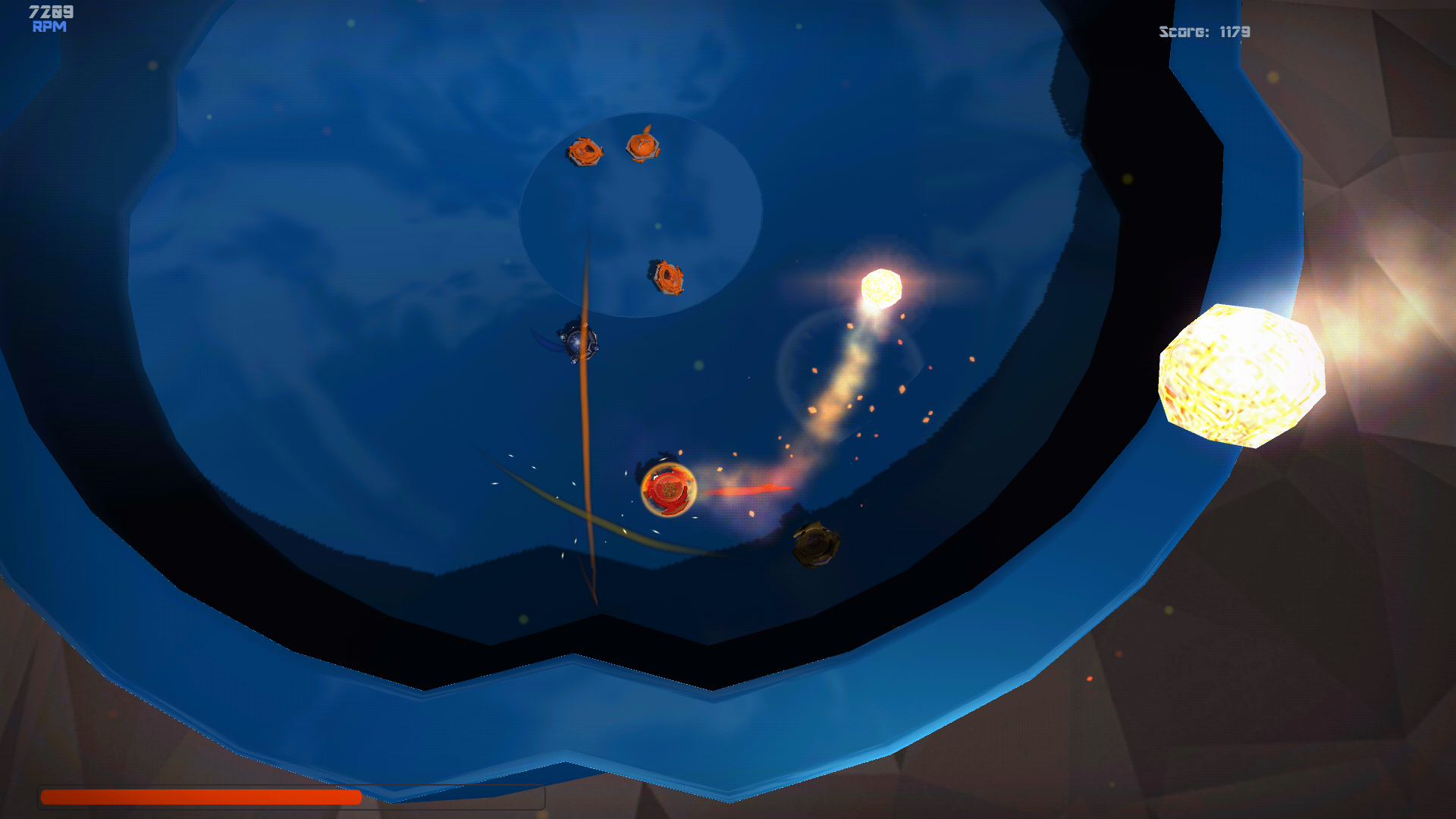Spin-Tops Game Screenshot