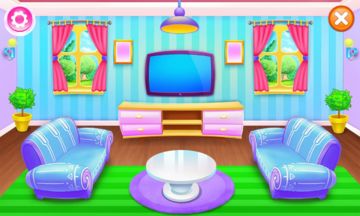 Create your own doll house Game Screenshot