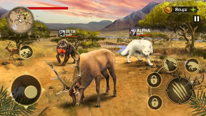 Скриншот игры Wolf Quest: The Wolf Simulator
