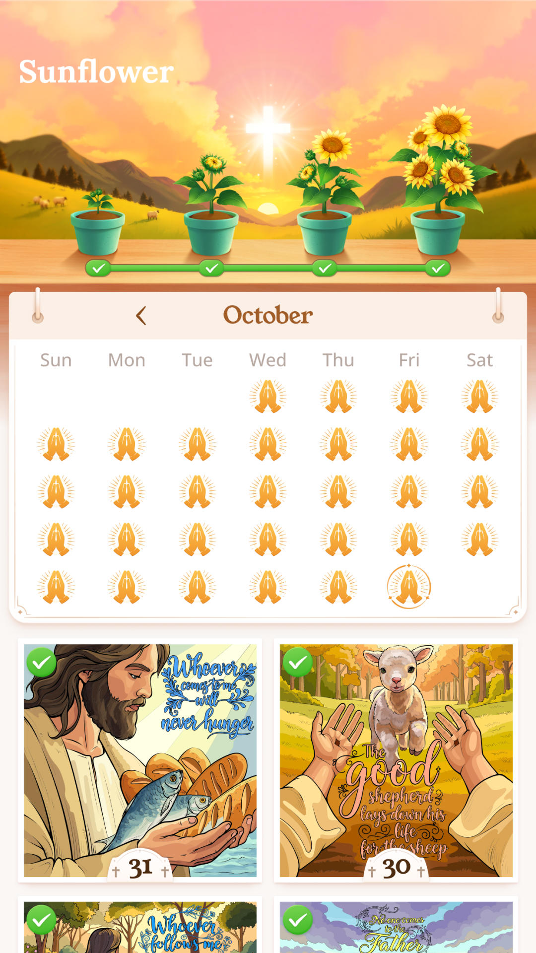 Скриншот игры Bible Coloring Paint By Number