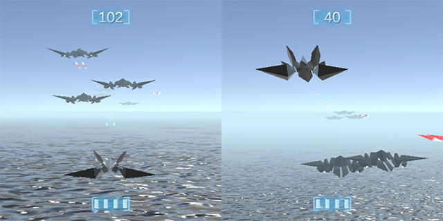 3D Future Ops Sky Defender Game Screenshot