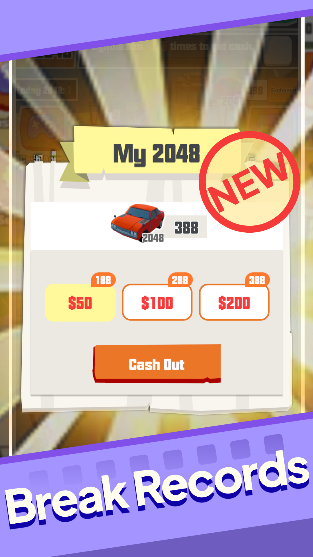 Screenshot of 2048 Car Blast
