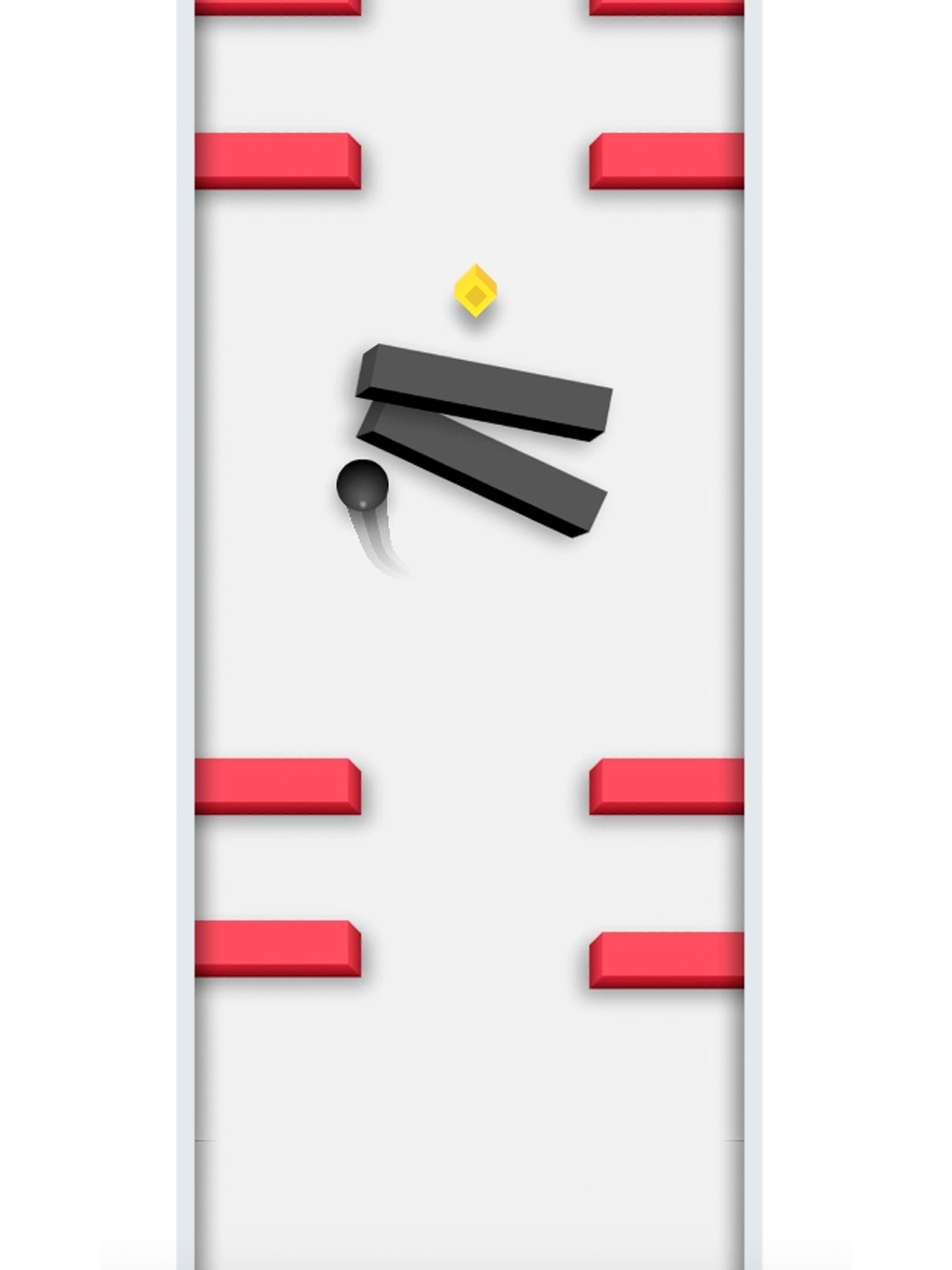 Color Bump 3D Balls - Avoid Red Balls Game Screenshot