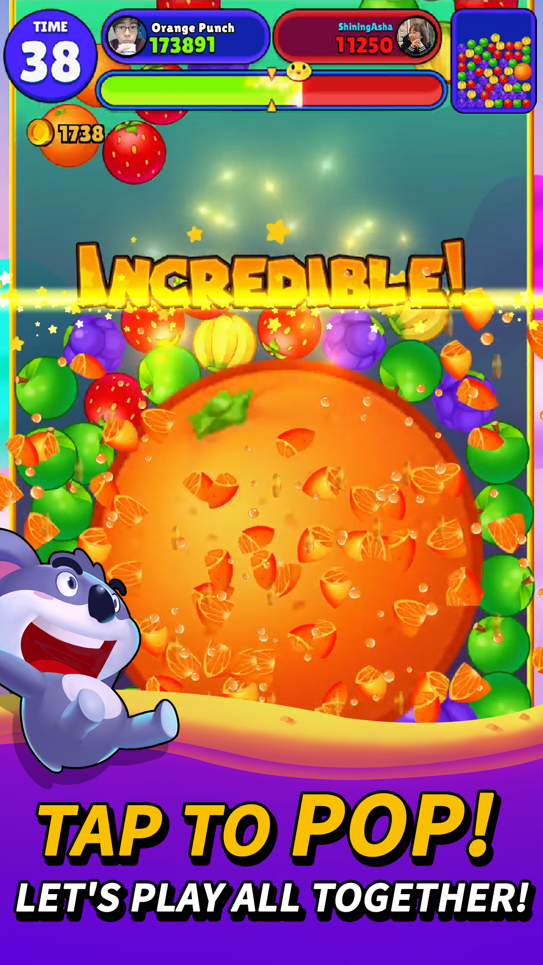 Screenshot of ORANGE BANANA PUNCH WORLD