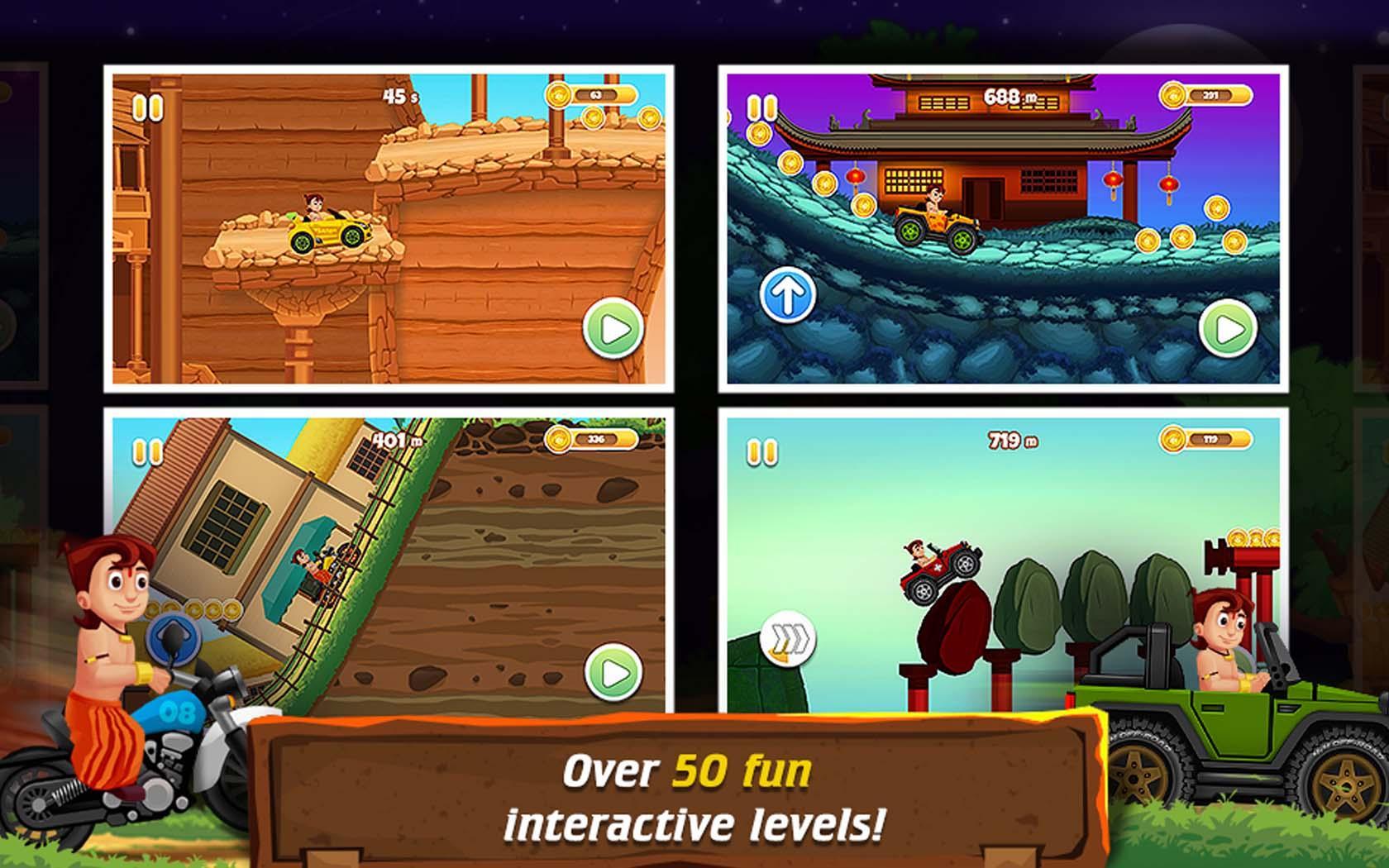Cartoon Race: Chhota Bheem Speed Racing 게임 스크린샷