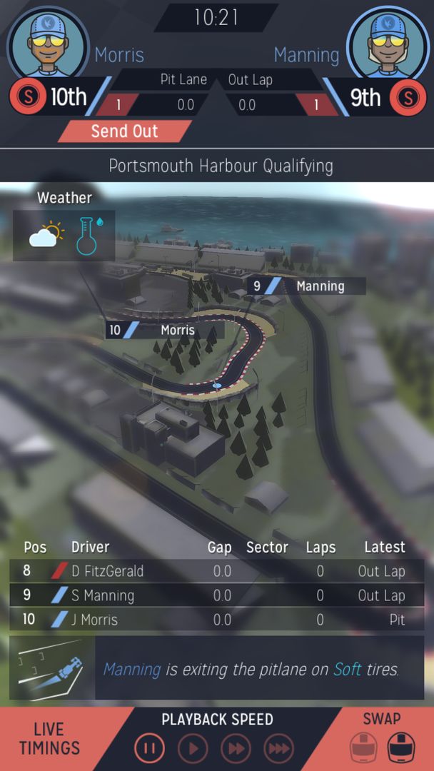 Motorsport Manager 게임 스크린 샷