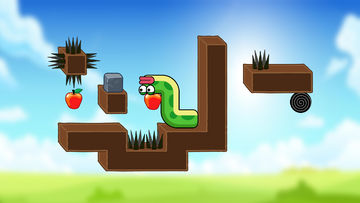Apple Worm Game Screenshot