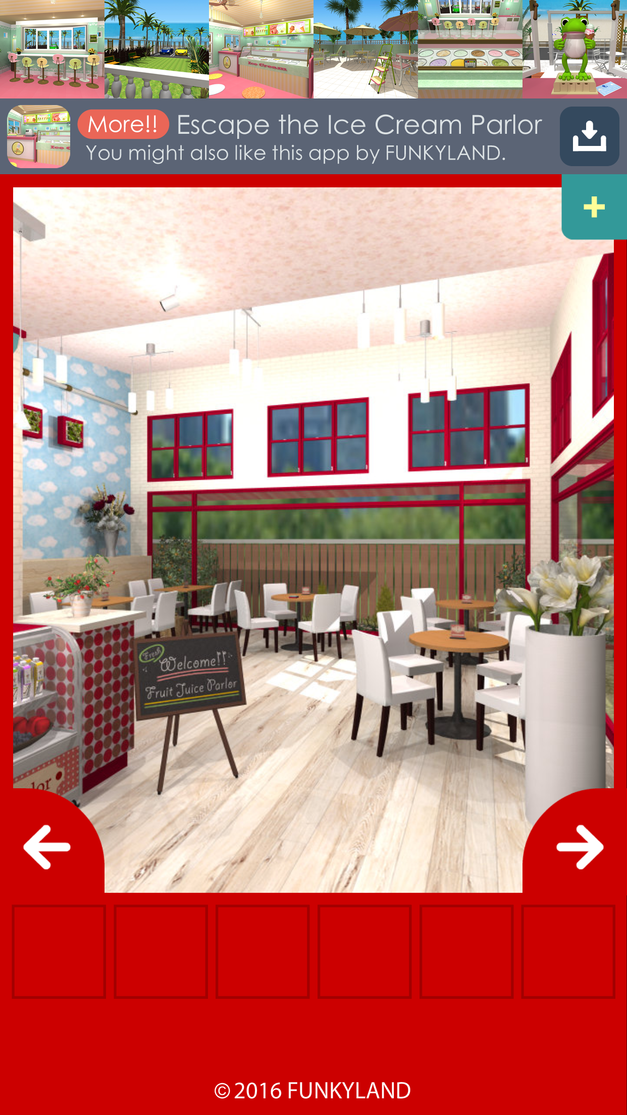 Escape the Fruit Juice Parlor Game Screenshot