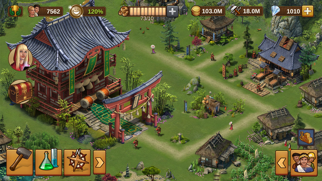 Forge of Empires 게임 스크린 샷