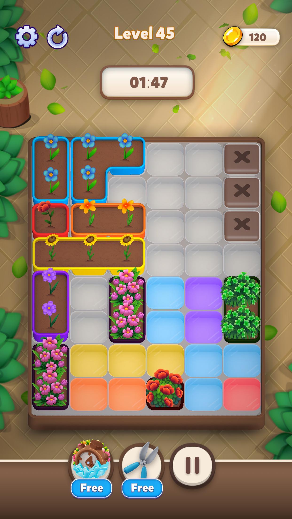 Blossom Block Game Screenshot