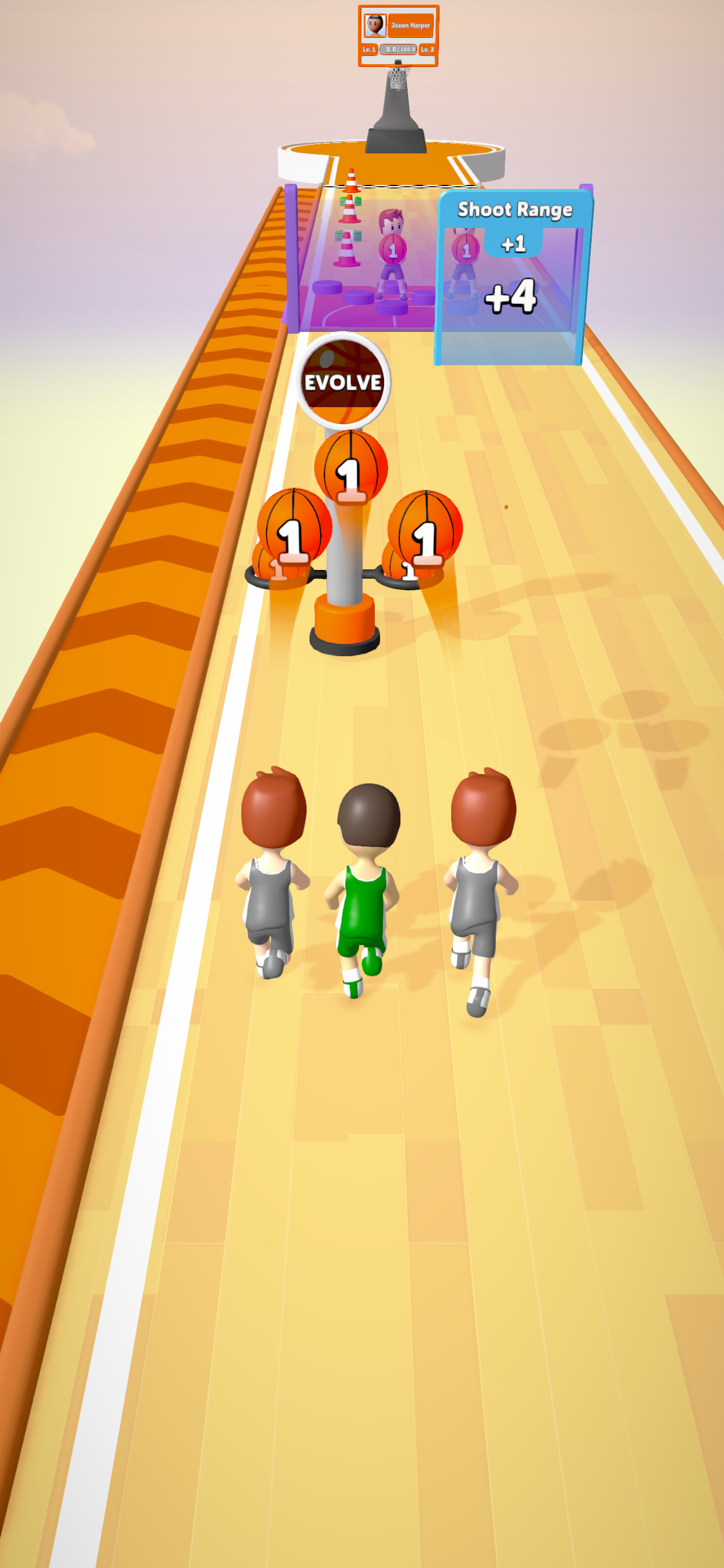 Скриншот игры Basketball Career!