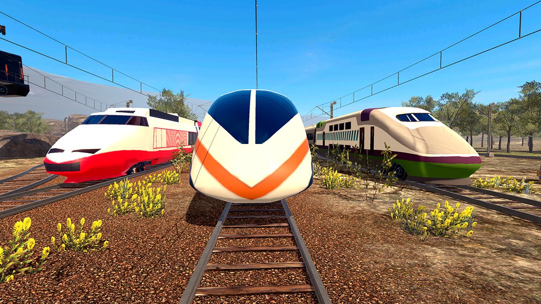 Screenshot of Train Racing Euro Simulator 3D