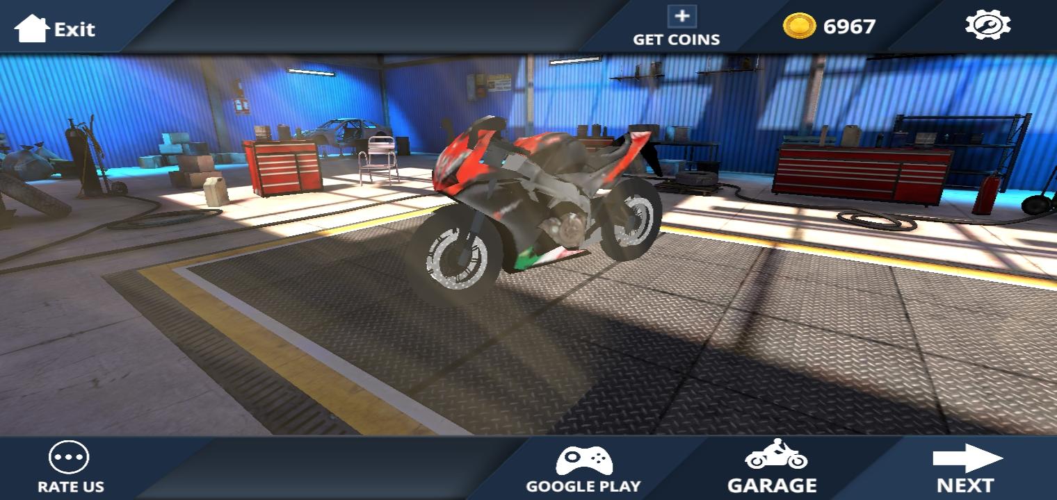 Captura de Tela do Jogo Real Traffic Rider