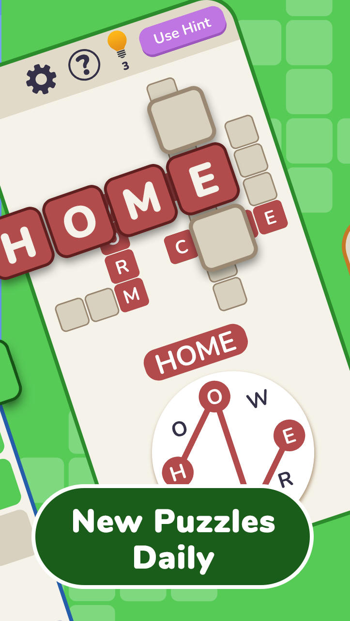 Cuplikan Layar Game Puzzle Place: 5 in 1 Word Game