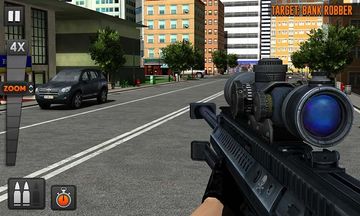 Cuplikan Layar Game Street Bank Robbery 3D - best assault game