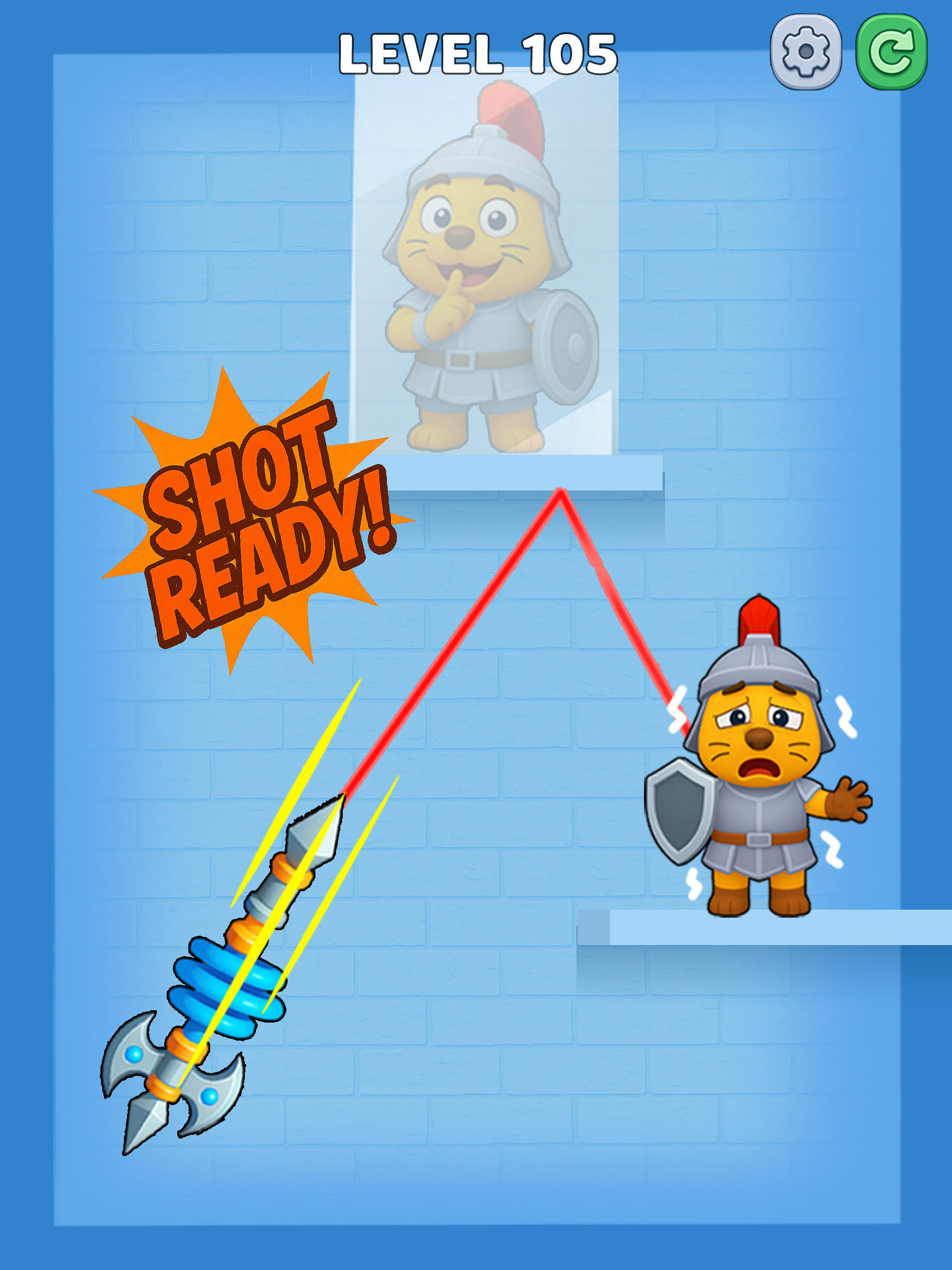 Cuplikan Layar Game Spear Strike : Shoot & Attack