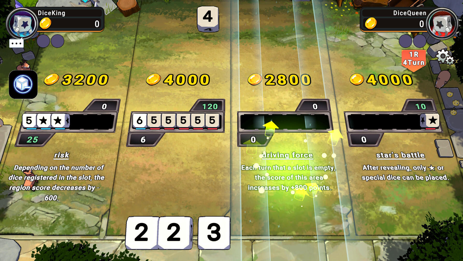 Screenshot of Wit and Dice