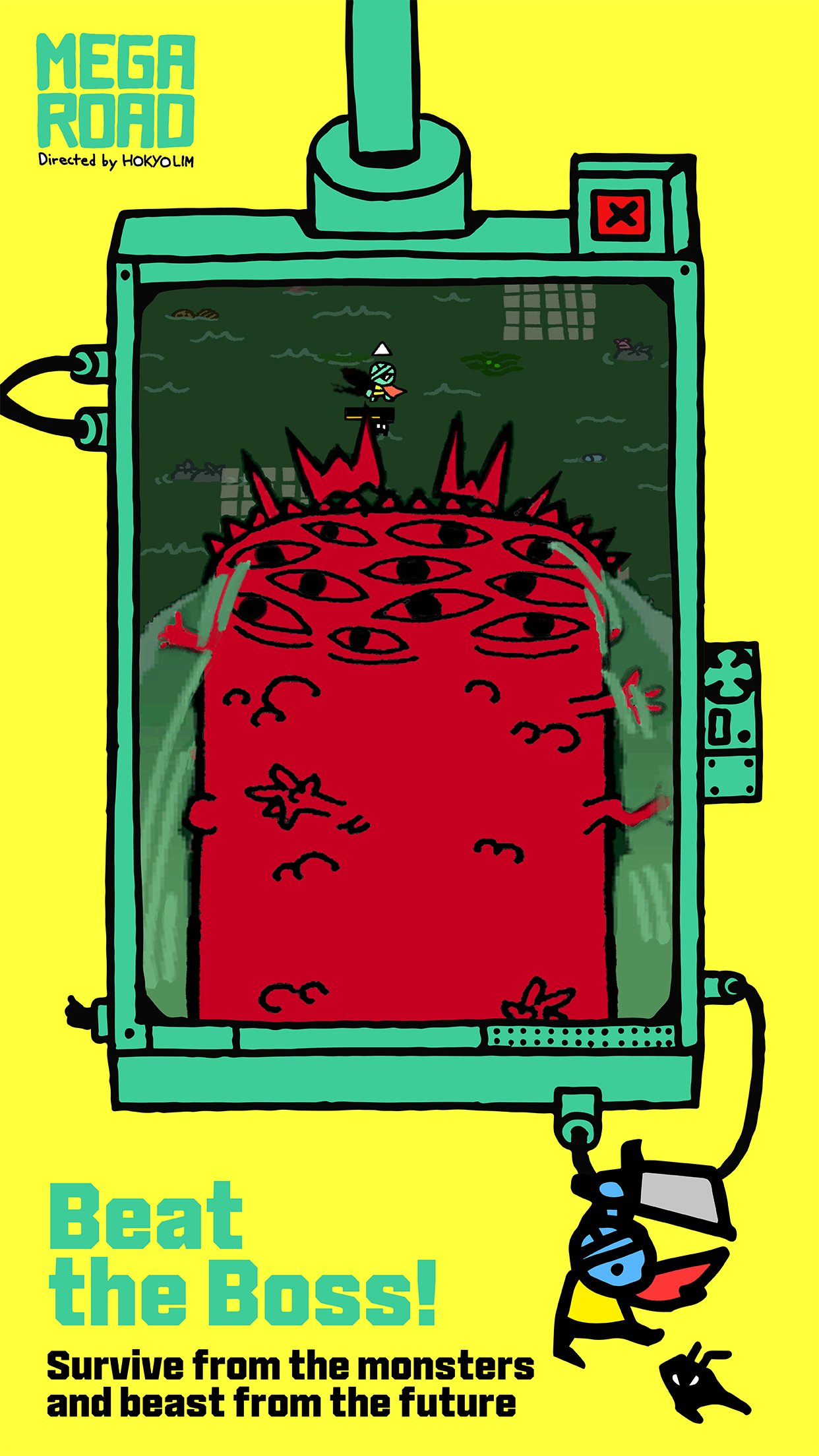 Screenshot of Mega Road : Roguelike ARPG