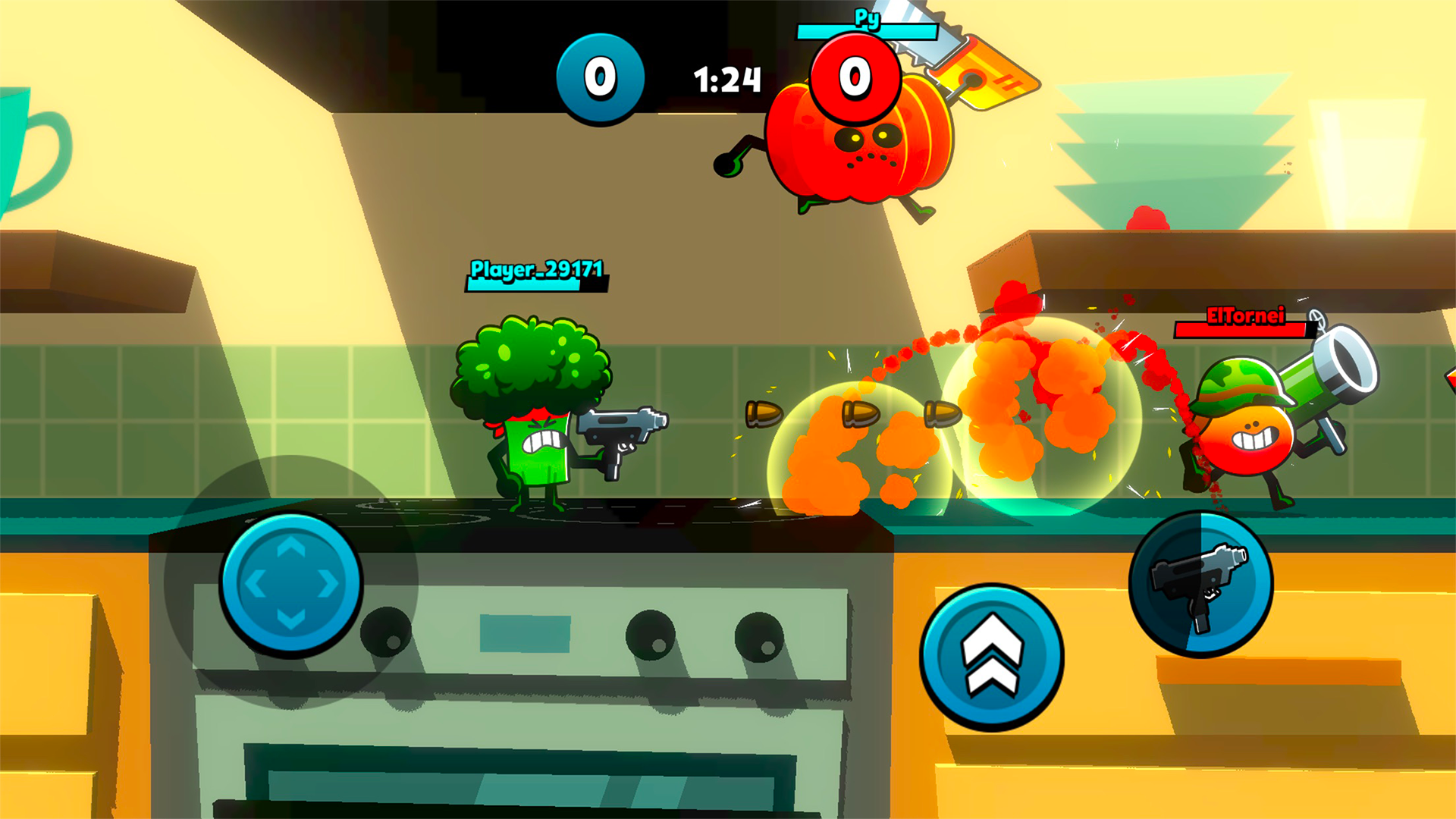 Screenshot of Food Gang