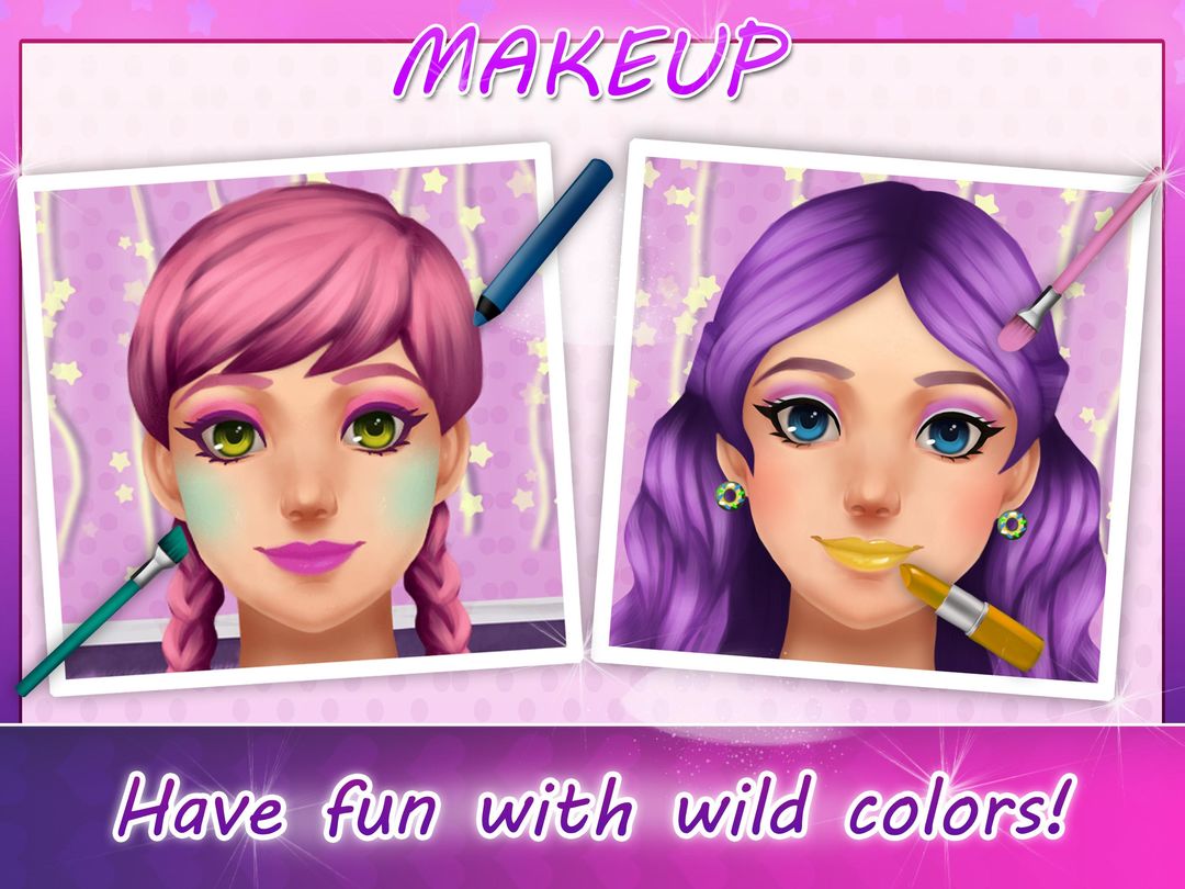 Zoey's Party Salon - Nails, Makeup, Spa & Dress Up screenshot game
