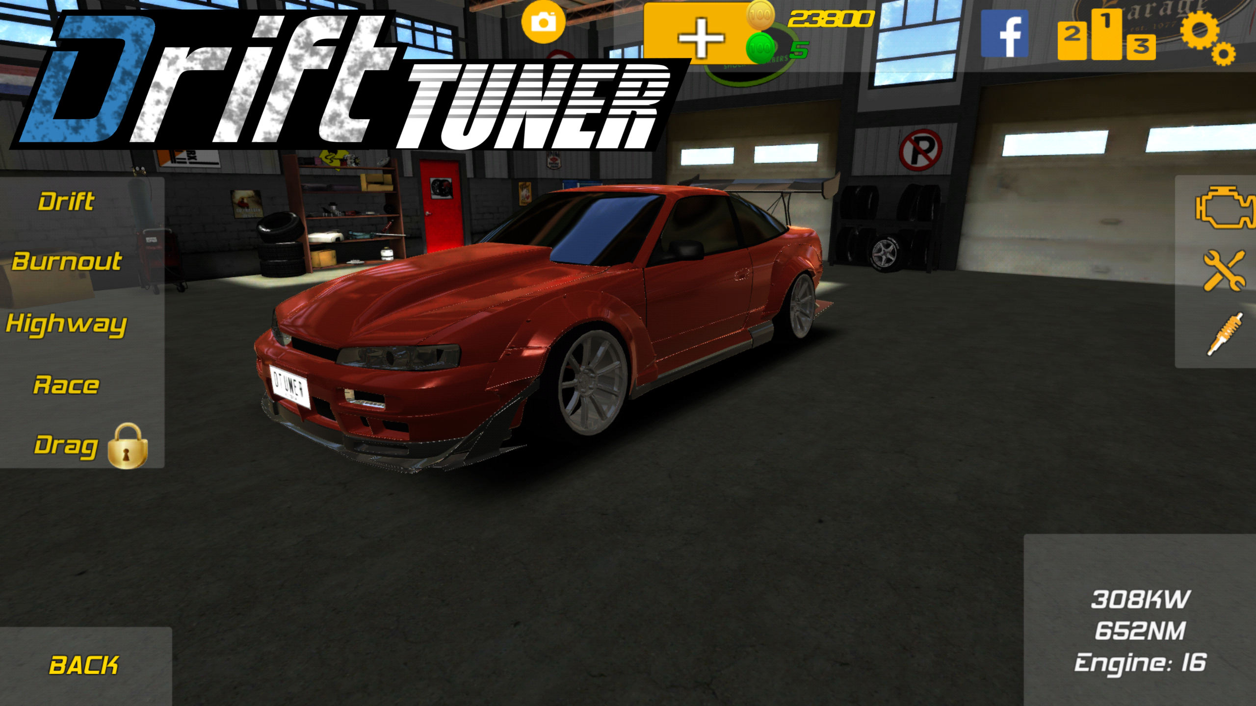 Cuplikan Layar Game Drift Tuner Racing