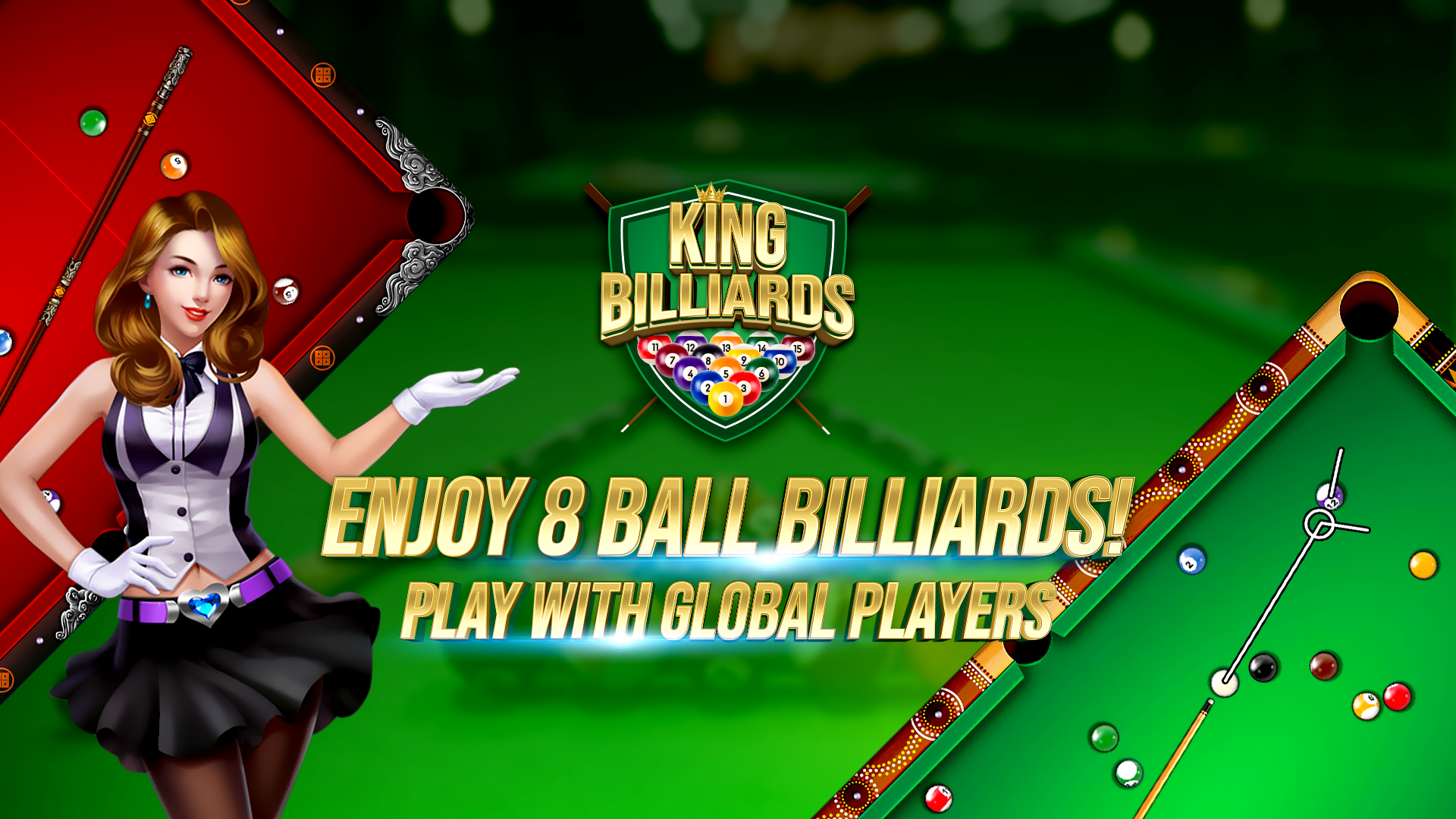 King Billiards: 8 Ball Pool遊戲截圖
