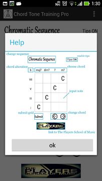 Chord Tone Training Pro 遊戲截圖