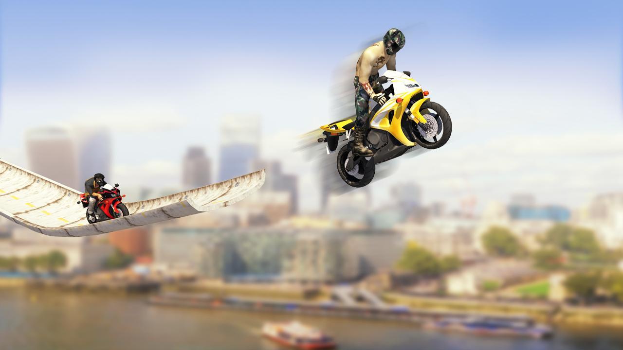Motorbike Mega Ramp Stunts遊戲截圖