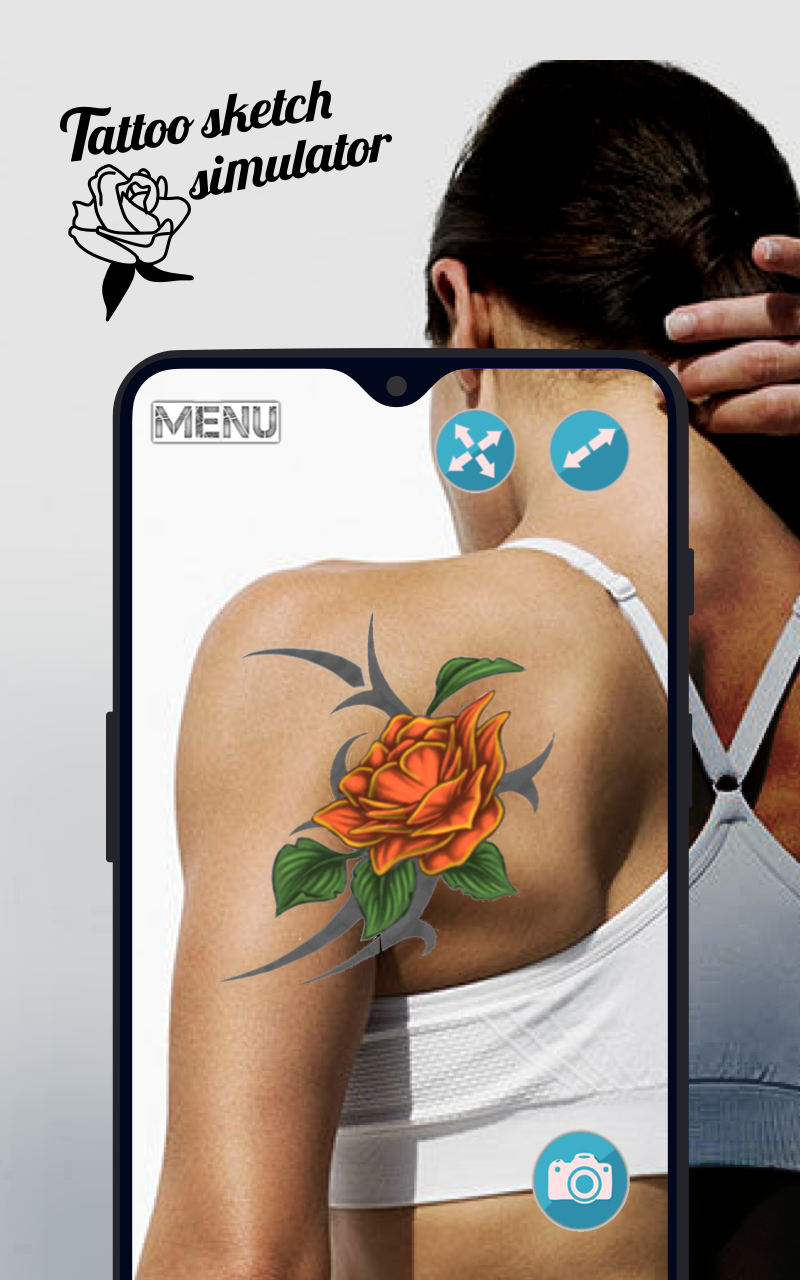 Tattoo sketch simulator Game Screenshot