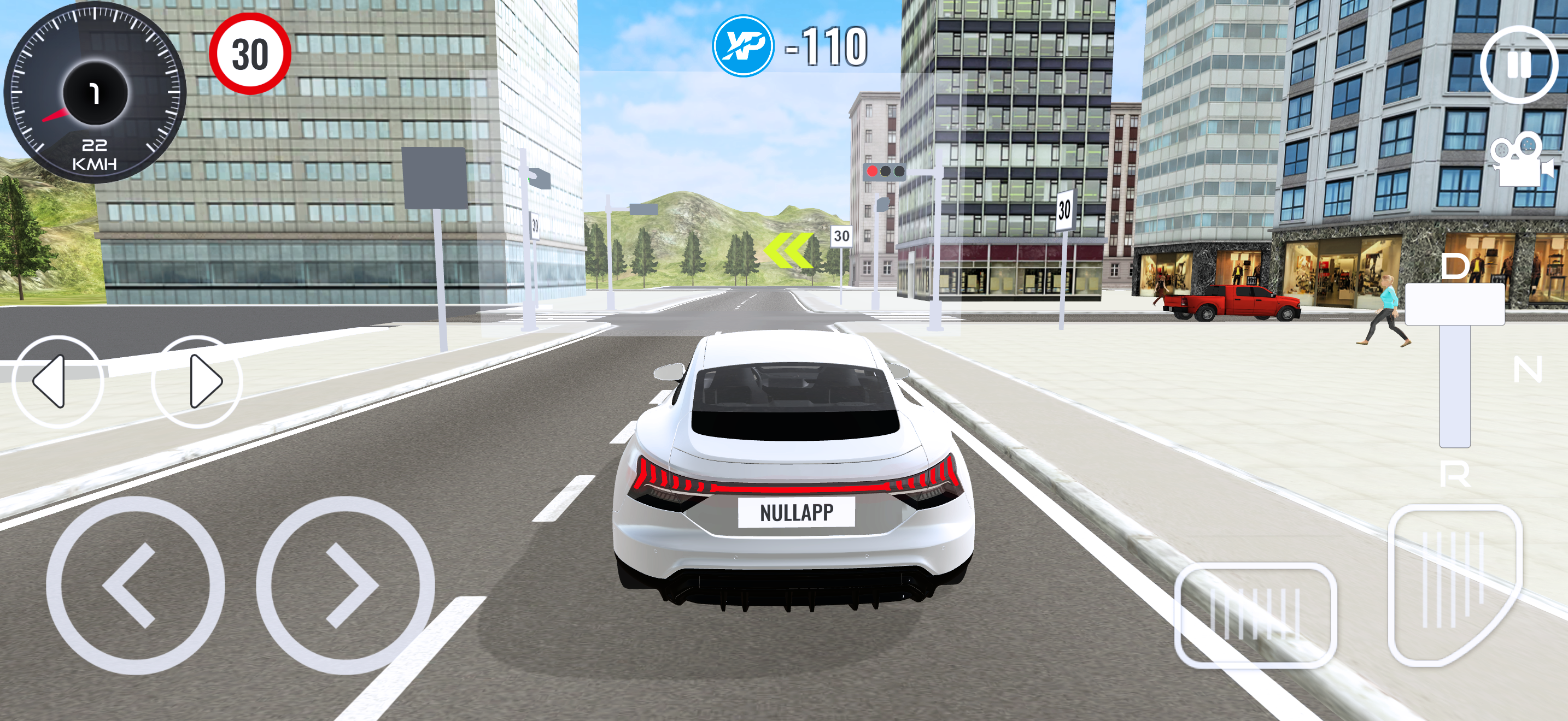 Captura de Tela do Jogo Driving School 3D