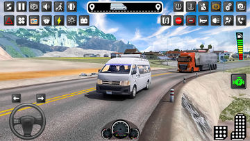 Dubai Van Simulator Car Game Game Screenshot