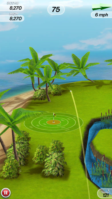 Screenshot 1 of Flick Golf! 