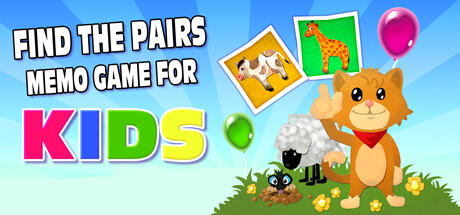 Banner of Find The Pairs Memo Game for Kids 