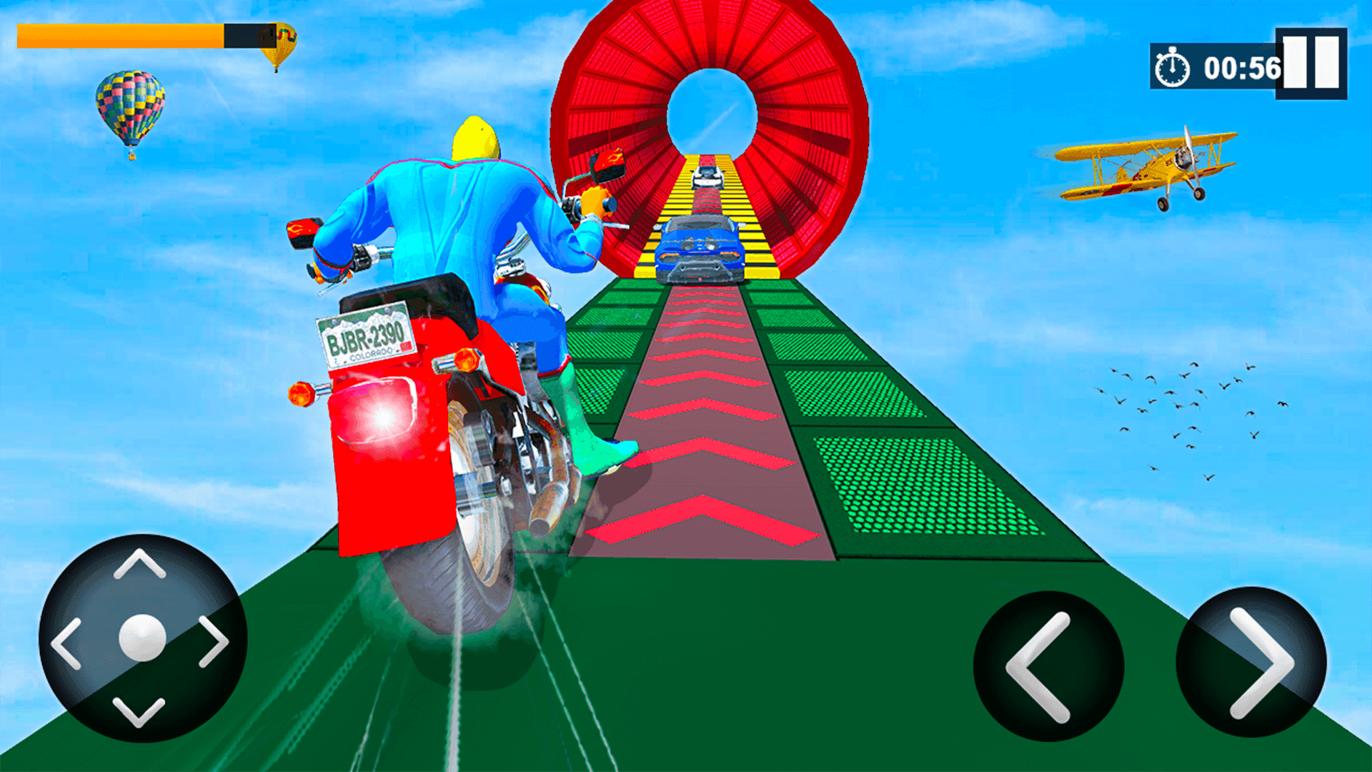 Bike Mega Ramp Stunt Game Game Screenshot