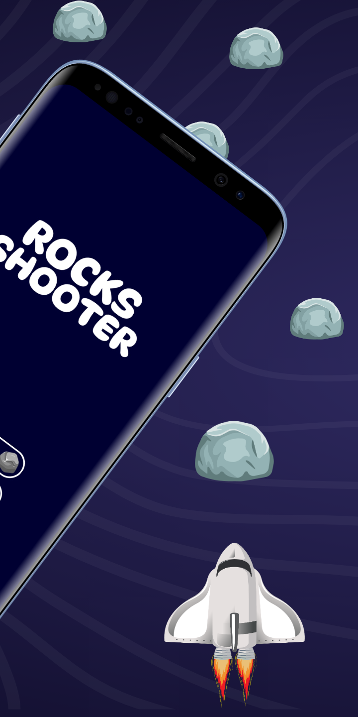 Rocks Shooter - Jet Fire 게임 스크린샷