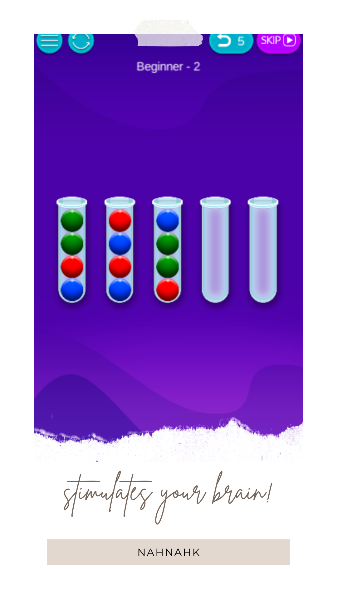 Sort Bubbles Puzzle Game Screenshot