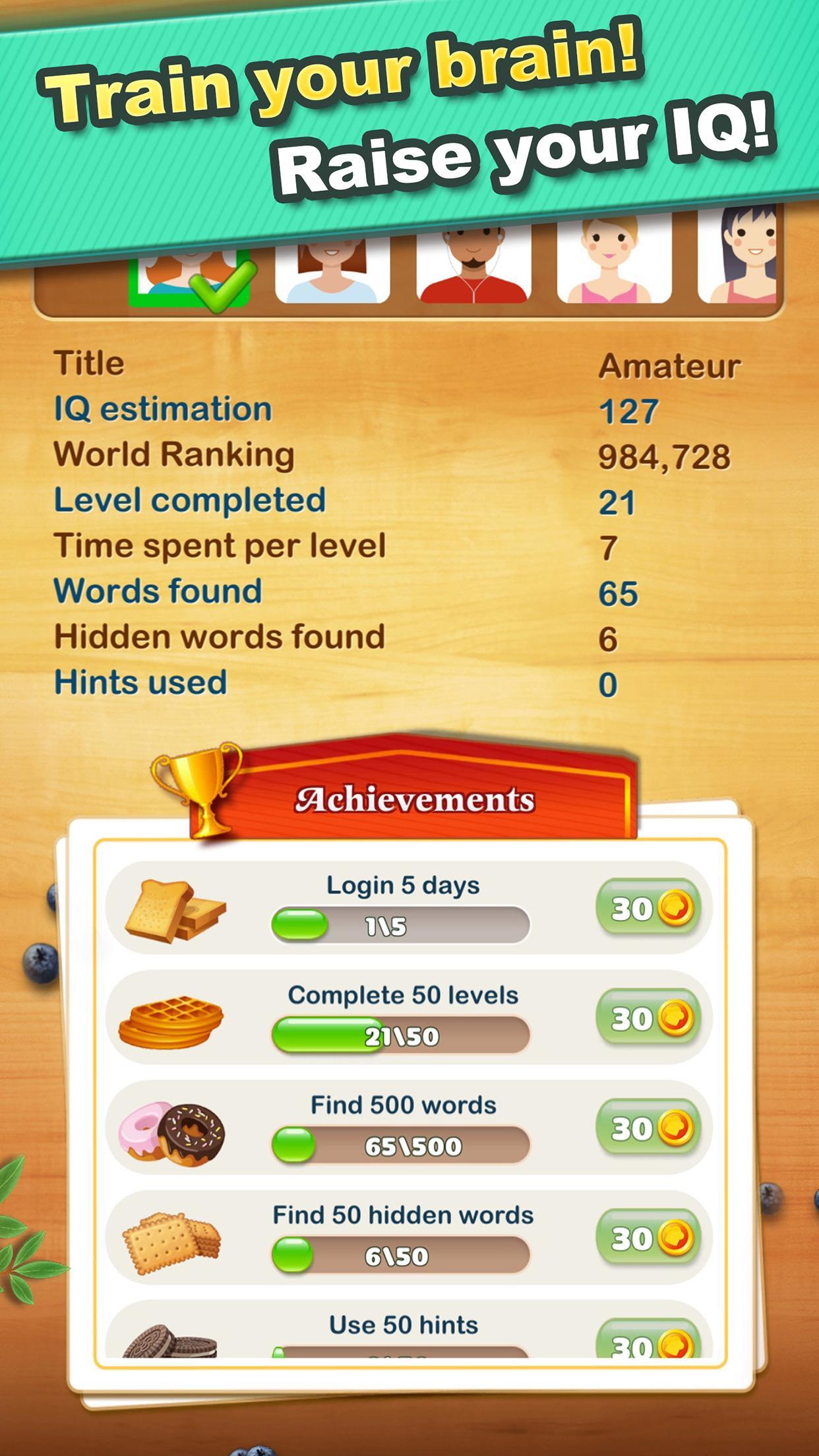 Cuplikan Layar Game Word Puzzle - Cookies Jumble