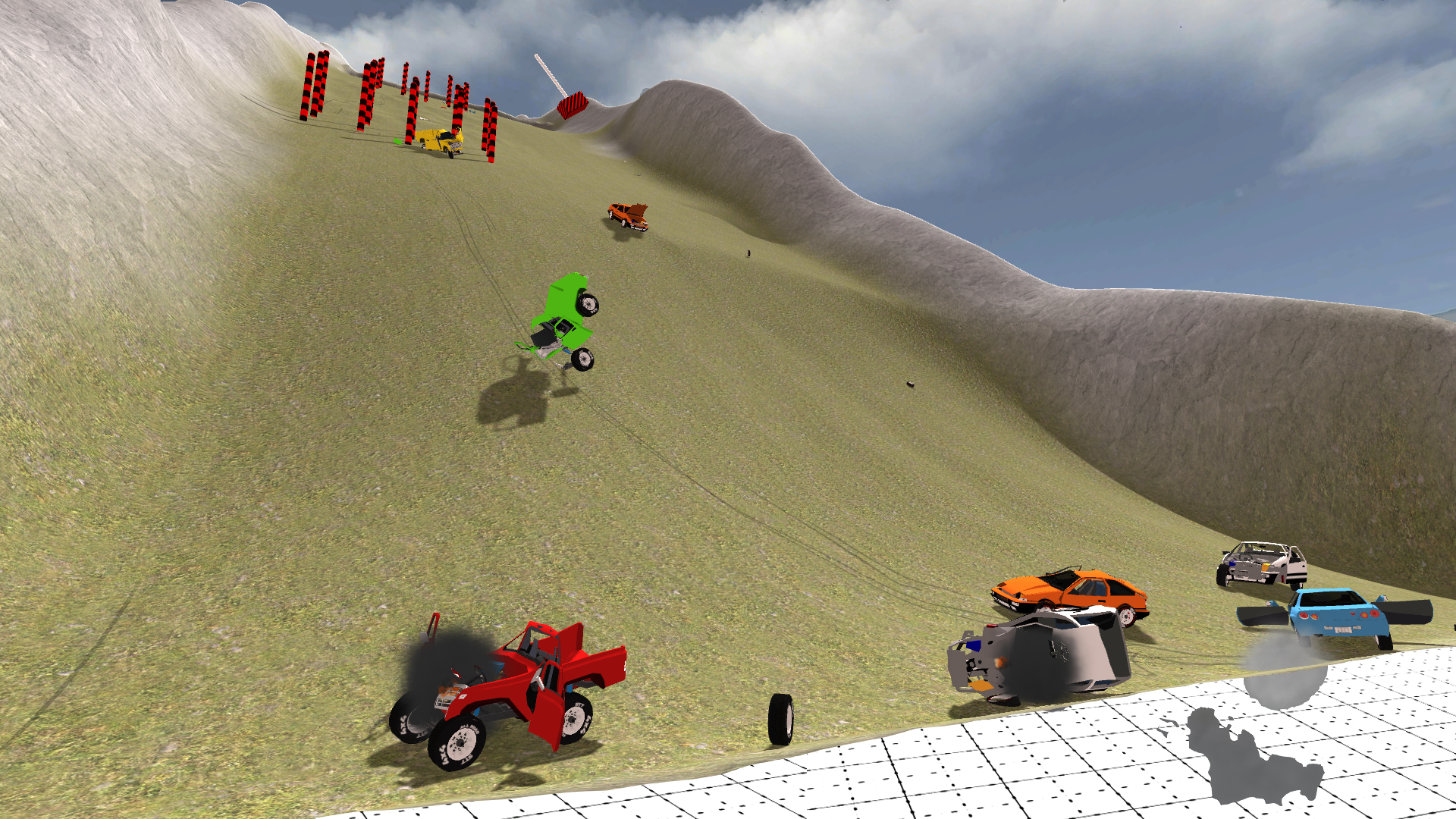 Screenshot of Car Crash Test Simulator
