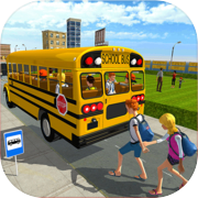 Simulateur d'autobus scolaire de la ville moderne 2017