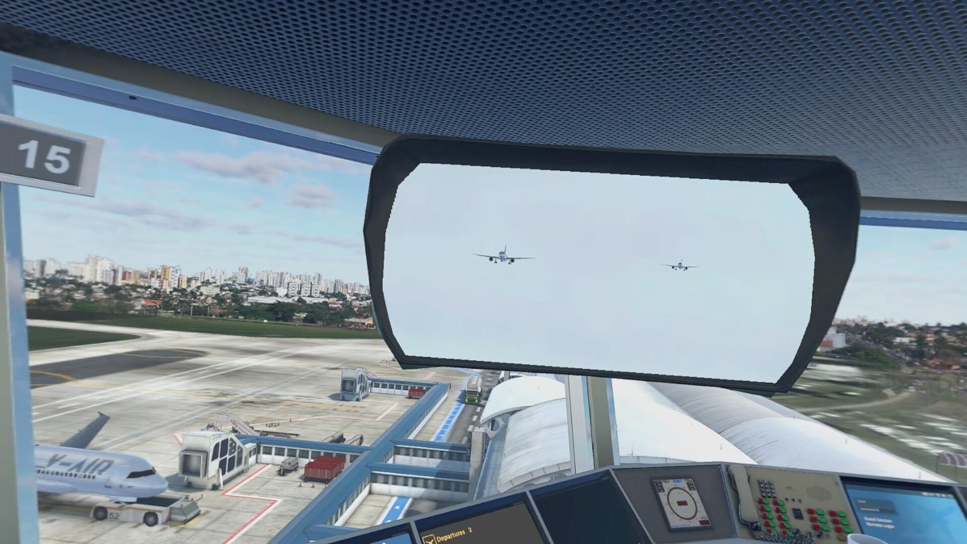 Cuplikan Layar Game V-Air Traffic Control